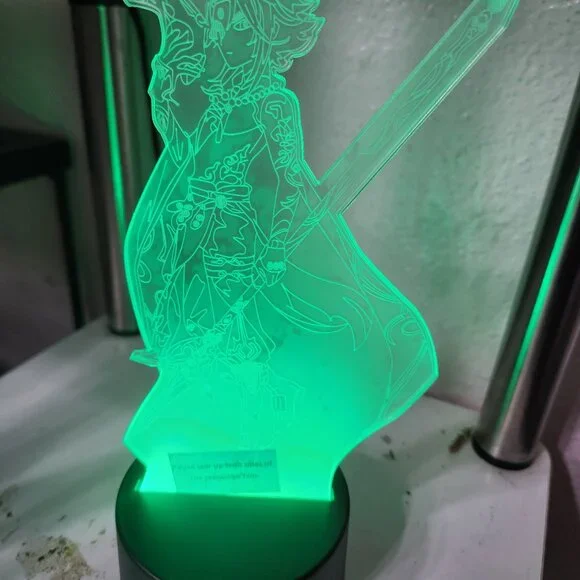 GENSHIN Character NIGHLIGHT with remote - Picture 1 of 2